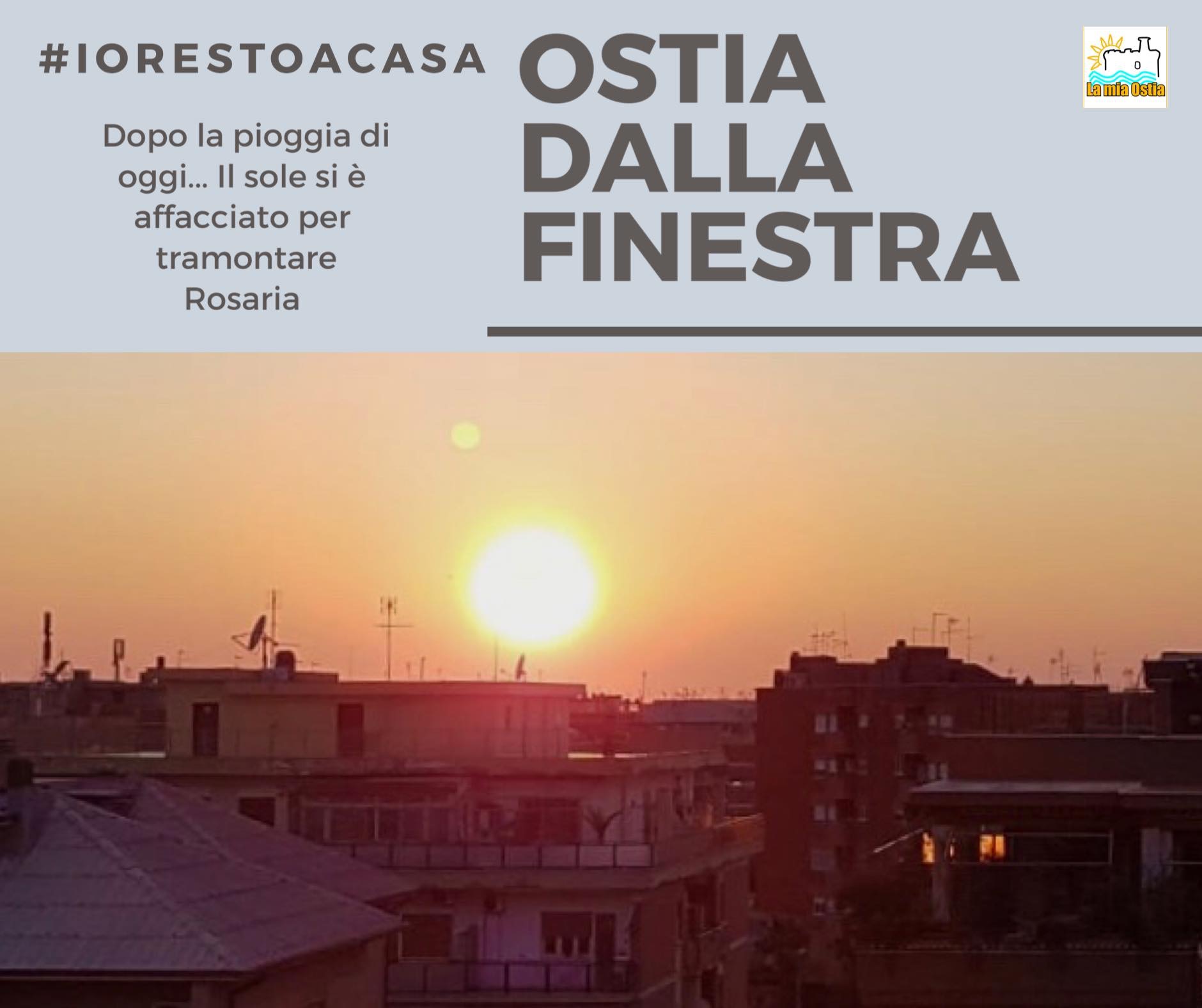 Ostia dalla finestra: mese di aprile